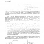 Lettera del Comune di Accettazione delle Prescrizioni