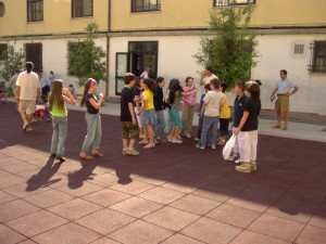 XXI luglio: la festa nel cortile restaurato (giugno 2005)