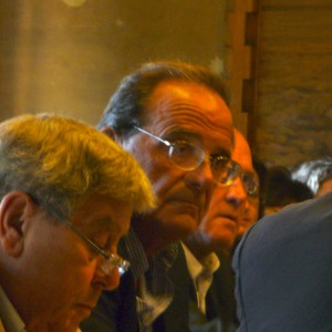 Corrado Bernardini nel corso dell'assemblea del Parco Magra