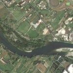 Il Fiume Magra in zona Battifollo (cliccare per ingrandire)