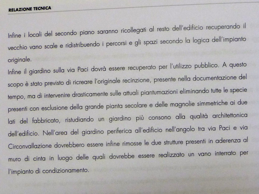 Il decreto di condanna degli alberi secolari del San Bartolomeo